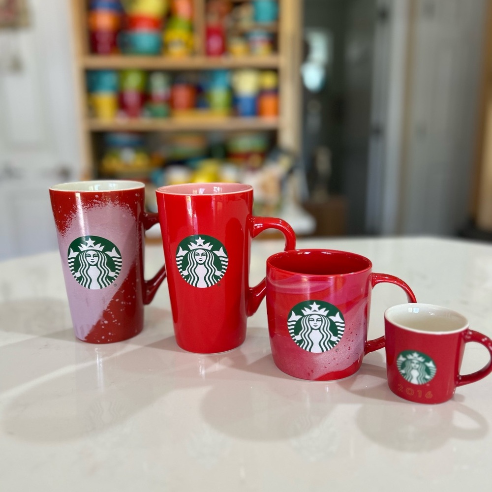 Starbucks Red Mug Collection